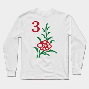 Season Flower Hua 3 Chrysanthemum 菊 Tile. It's Mahjong Time! Long Sleeve T-Shirt